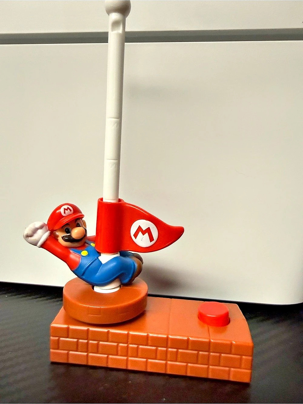 Nintendo Super Mario Flagpole Happy Meal Toy